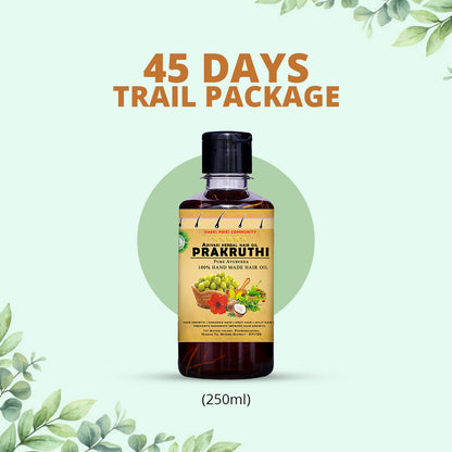 45 Days Trial Hair fall control Package – ( 250ml)